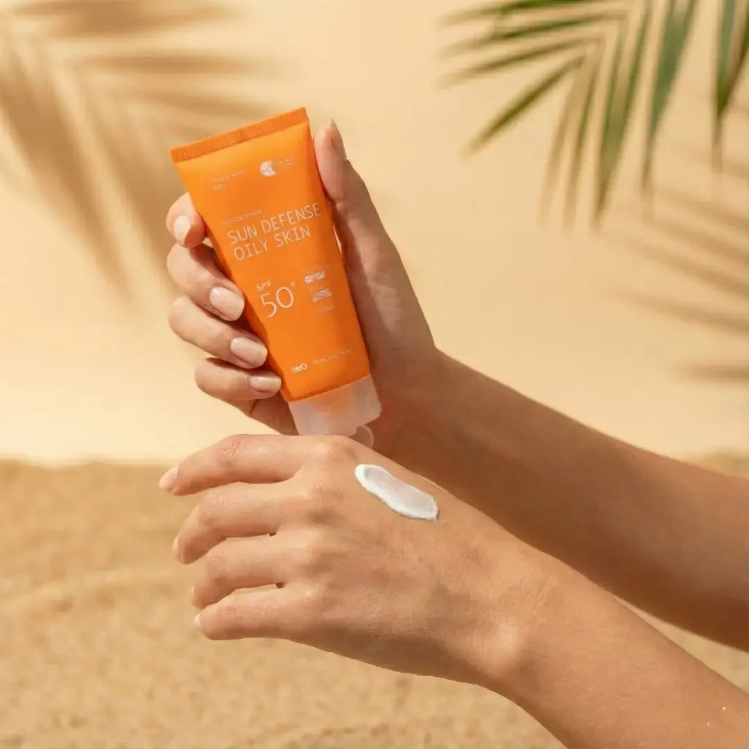 Innoaesthetics Inno-Derma Sun Defense SPF 50 – Protecție Solară Matifiantă pentru Ten Gras